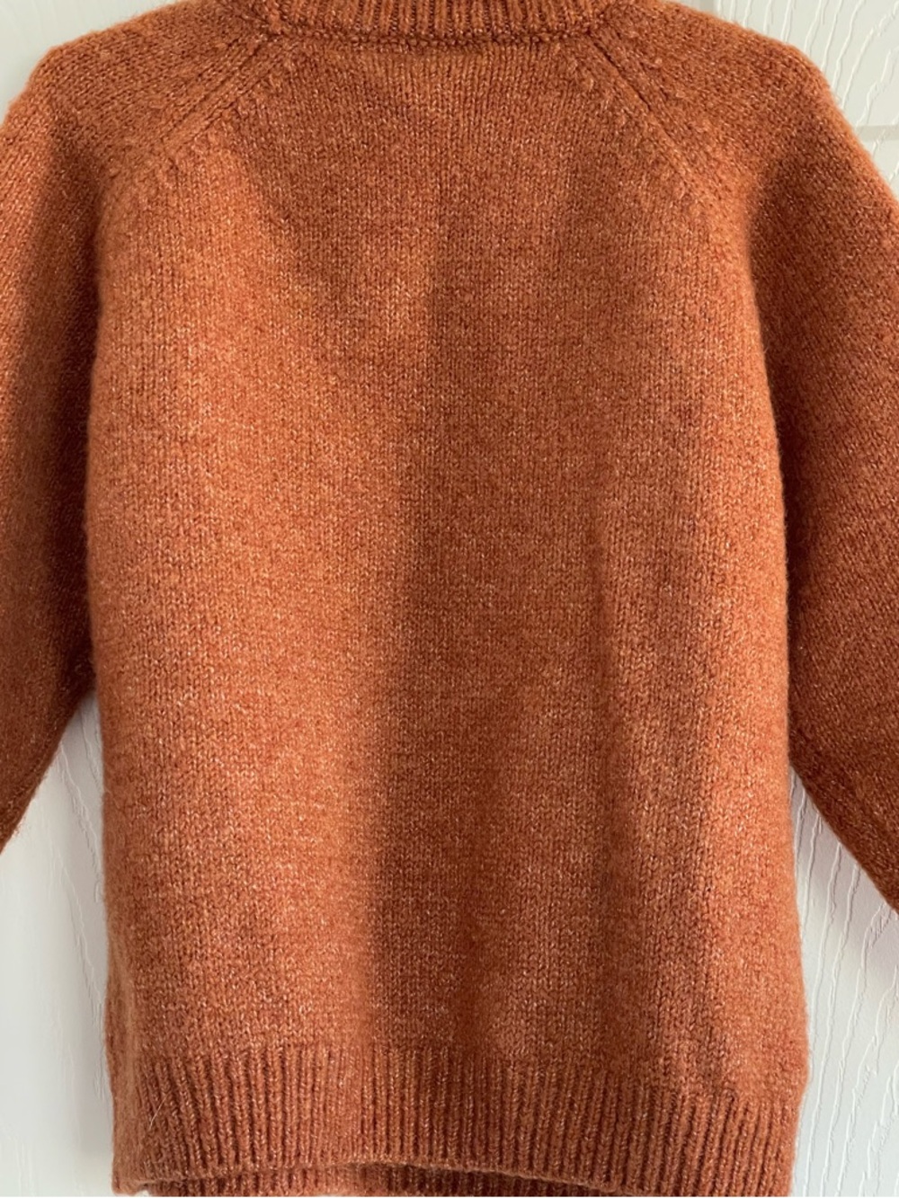 Zara Toddler Knit Sweater Rust Orange Crewneck Cozy Fall Size 3-4 - Picture 5 of 5